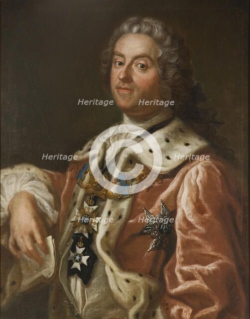 Portrait of Carl Gustaf Tessin (1695-1770), 1750.