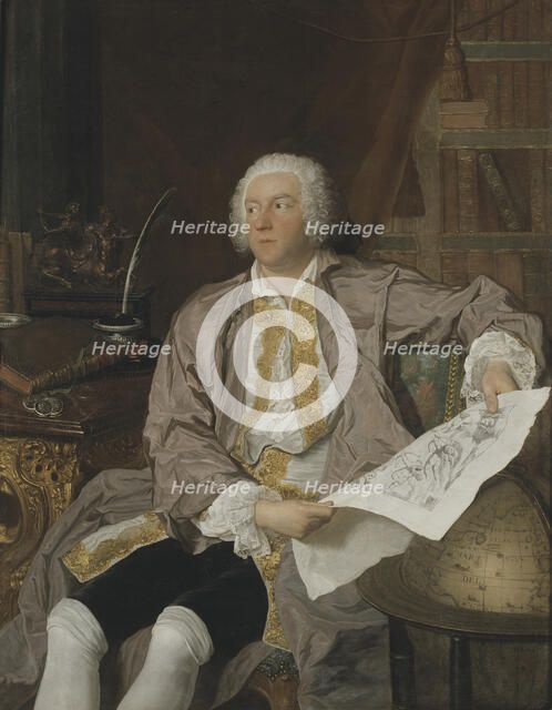 Portrait of Carl Gustaf Tessin (1695-1770).