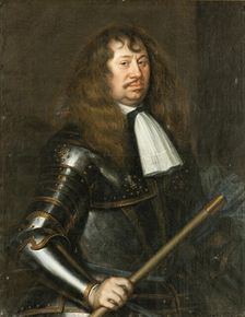 Portrait of Carl Gustav Wrangel (1613-1676), Count of Salmis, 1662. Creator: Merian, Matthäus, the Younger (1621-1687)