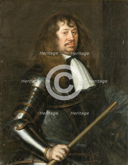 Portrait of Carl Gustav Wrangel (1613-1676), Count of Salmis, 1662. Creator: Merian, Matthäus, the Younger (1621-1687).