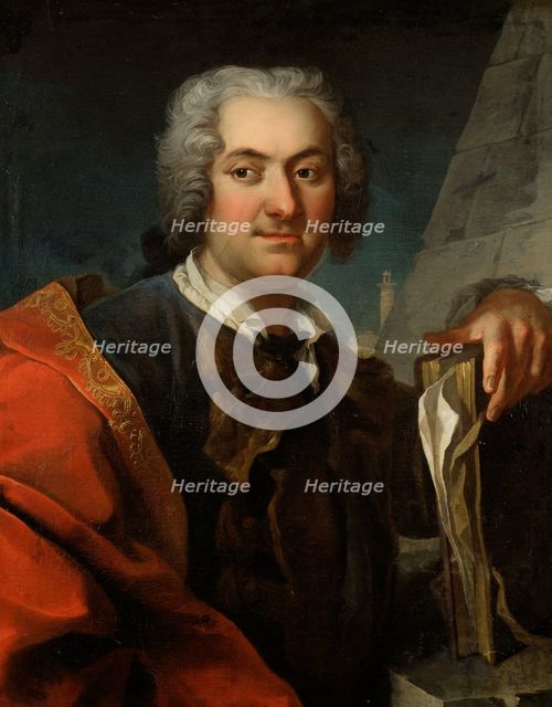 Portrait of Carl Hårleman, 1700-1753, between 1730 and 1731. Creator: Martin van Meytens.