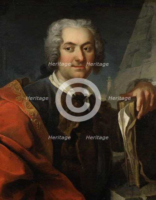 Portrait of Carl Hårleman, 1700-1753, between 1730 and 1731. Creator: Martin van Meytens.