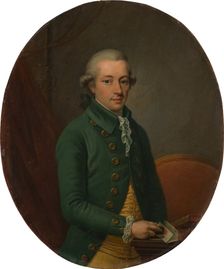 Portrait of Carl Justinian von Holzhausen, after 1781. Creator: German Master