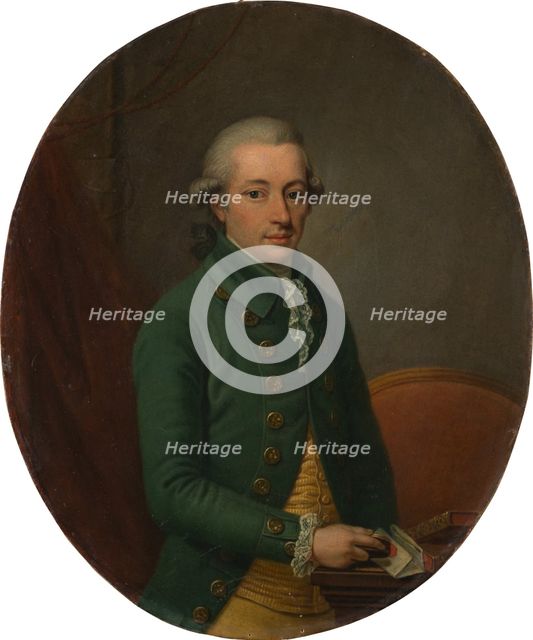 Portrait of Carl Justinian von Holzhausen, after 1781. Creator: German Master.