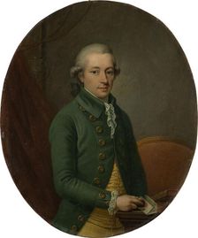 Portrait of Carl Justinian von Holzhausen, after 1781. Creator: German Master