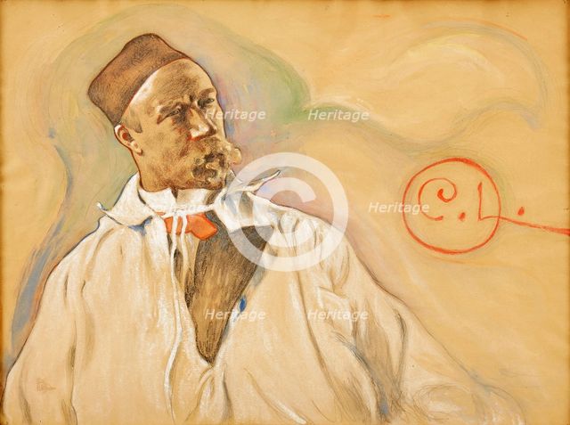 Portrait of Carl Larsson (1853-1919). Creator: Ljungquist, Bernt (active ca. 1900s).