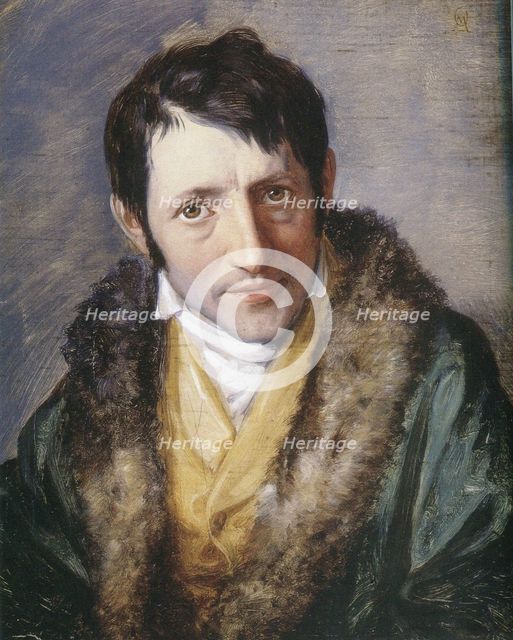 Portrait of Carl Ludwig Börne (1786-1837), 1833. Creator: Oppenheim, Moritz Daniel (1800-1882).