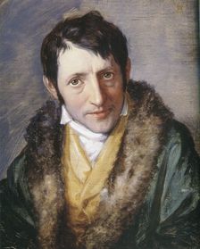 Portrait of Carl Ludwig Börne (1786-1837), 1833. Creator: Oppenheim, Moritz Daniel (1800-1882)
