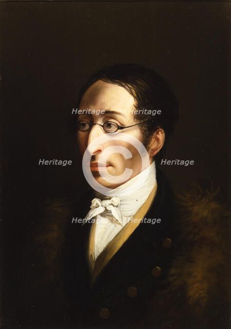 Portrait of Carl Maria von Weber (1786-1826), 1826. Creator: Cawse, John (1778-1862).