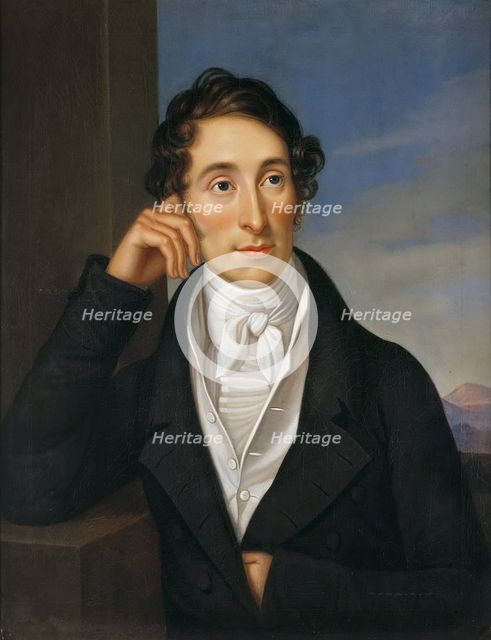 Portrait of Carl Maria von Weber (1786-1826).