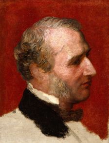 Portrait of Carlo, Baron Marochetti, R.A., late 1840s-early 1850s. Creator: George Frederick Watts