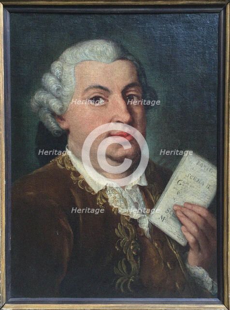 Portrait of Carlo Goldoni (1707-1793).