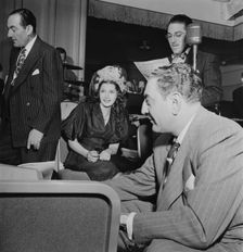Portrait of Carmen Lombardo, Rose Marie Lombardo, Guy Lombardo...Waldorf-Astoria, N.Y., 1947. Creator: William Paul Gottlieb