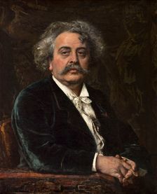 Portrait of Carrier-Belleuse, 1877. Creator: Fernand Cormon