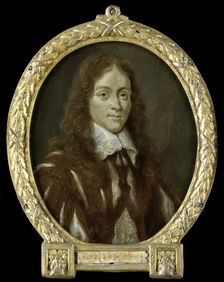 Portrait of Caspar van Kinschot, Poet, 1700-1732. Creator: Arnoud van Halen