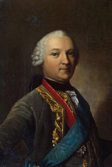 Portrait of Caspar von Saldern (1711-1786), middle of the 18th century. Creator: Erichsen, Vigilius (1722-1782)