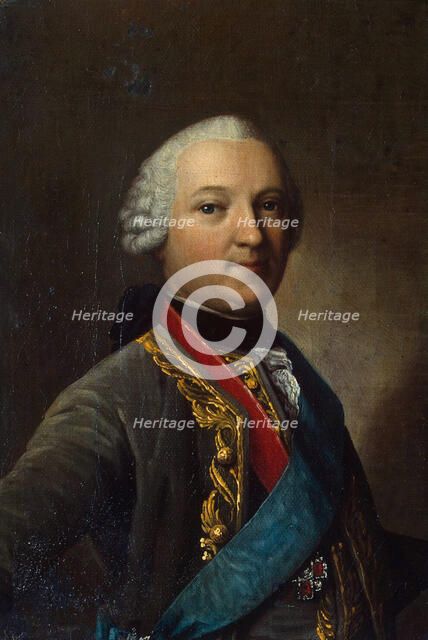 Portrait of Caspar von Saldern', (1711-1786), middle of the 18th century.  Creator: Erichsen, Vigilius (1722-1782).