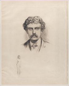 Portrait of Cecil Lawson, 1882. Creator: Hubert von Herkomer