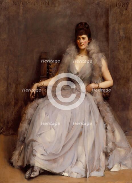 Portrait of Cecilia Tower, 1889. Creator: James Jebusa Shannon.