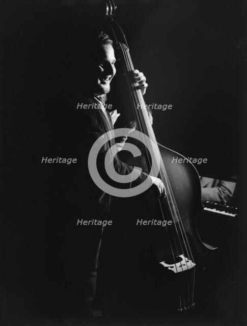 Portrait of Chubby Jackson, Downbeat, New York, N.Y., ca. Nov. 1946.  Creator: William Paul Gottlieb.