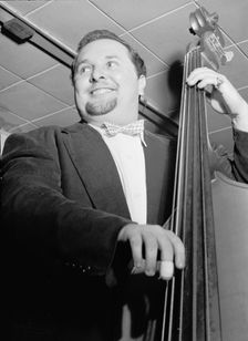 Portrait of Chubby Jackson, Onyx, New York, N.Y., ca. July 1947. Creator: William Paul Gottlieb