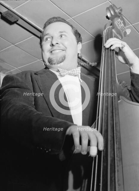 Portrait of Chubby Jackson, Onyx, New York, N.Y., ca. July 1947. Creator: William Paul Gottlieb.