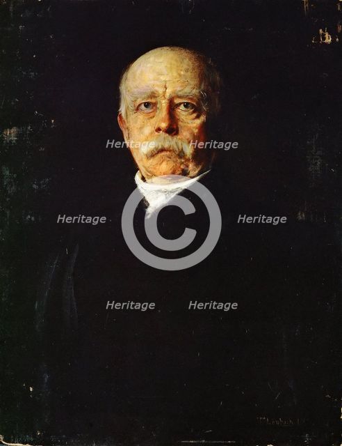 Portrait of Chancellor Otto von Bismarck (1815-1898).