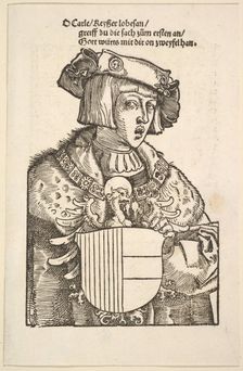 Portrait of Charles V. Creator: Hans Baldung