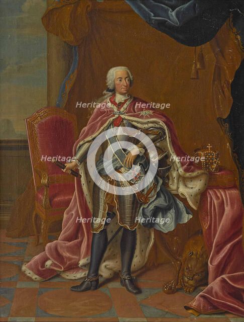 Portrait of Charles VII, Holy Roman Emperor (1697-1745), 1743. Creator: Horemans, Peter Jacob (1700-1776).