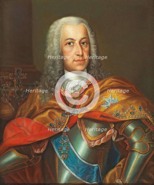 Portrait of Charles VII, Holy Roman Emperor (1697-1745), First half of the 18th cent.. Creator: Anonymous.