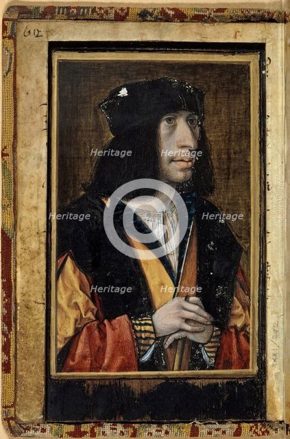 Portrait of Charles VIII of France.