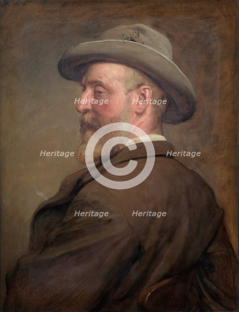 Portrait of Charles West Cope, R.A., 1879. Creator: Henry Tanworth Wells.
