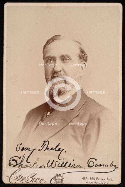 Portrait of Charles William Coombs, Before 1893. Creator: Charles Milton Bell.
