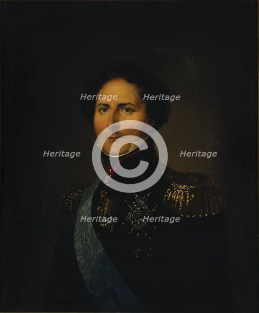 Portrait of Charles XIV John (1763-1844), King of Sweden, 1831. Creator: Södermark, Olof Johan (1790-1848).