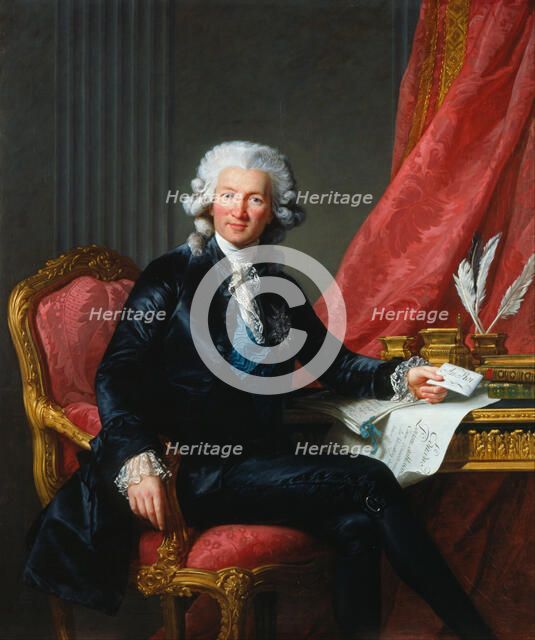 Portrait of Charles-Alexandre de Calonne (1734-1802) , 1784. Creator: Vigée Le Brun, Louise Élisabeth (1755-1842).