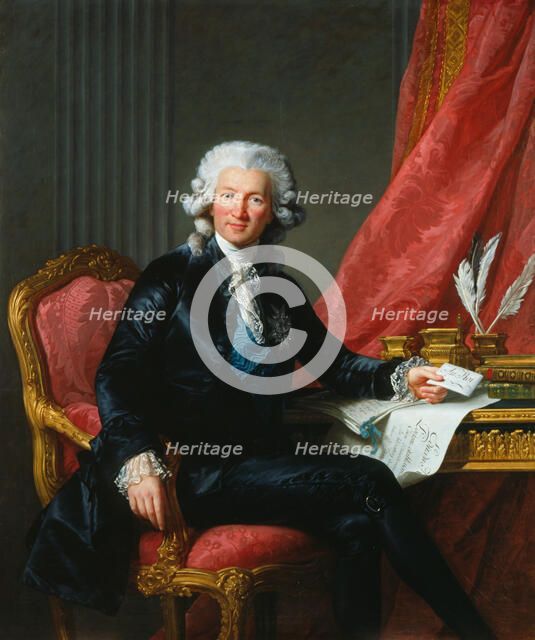 Portrait of Charles-Alexandre de Calonne (1734-1802), 1784. Creator: Vigée Le Brun, Louise Élisabeth (1755-1842).