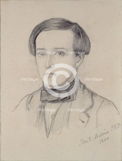 Portrait of Charles Allston Collins, 1850. Artist: John Everett Millais.