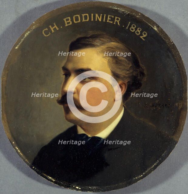 Portrait of Charles Bodinier (1844-1911), cashier de la Comédie-Française, c1883. Creator: Daniel Berard.