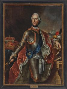 Portrait of Charles Christian Erdmann, Duke of Württemberg-Oels (1716-1792) , c. 1755. Creator: Anonymous