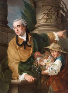 Portrait of Charles Claude Flahaut de La Billarderie, comte d'Angiviller (1730-1809), 1760. Creator: Blanchet, Louis-Gabriel (1705-1772)