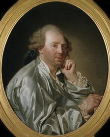 Portrait of Charles Claude Flahaut de La Billarderie, comte d'Angiviller (1730-1809) , c1771. Creator: Aubry, Etienne (1745-1781)