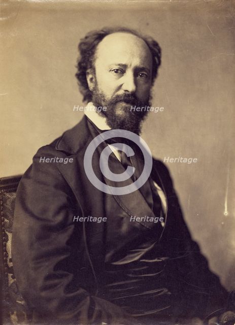 Portrait of Charles Daubigny (1817-1878), 1861-1869. Creator: Nadar, Gaspard-Félix (1820-1910).