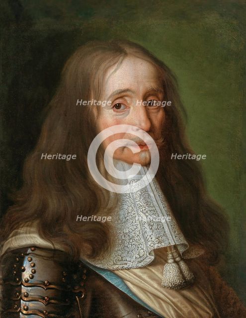 Portrait of Charles de La Porte (1602-1664), c. 1660. Creator: Champaigne, Philippe, de (1602-1674).