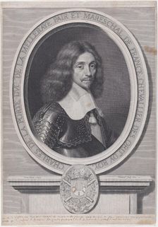 Portrait of Charles de la Porte Duc de la Melleraye, 1662., 1662. Creator: Robert Nanteuil