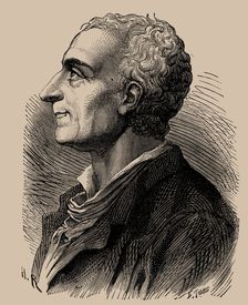 Portrait of Charles de Secondat, Baron de Montesquieu (1689-1755), 1889