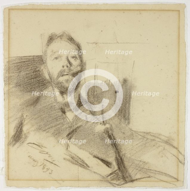 Portrait of Charles Deering, 1893. Creator: Anders Leonard Zorn.