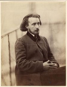 Portrait of Charles Delahaye, about 1857. Creator: Charles Marville