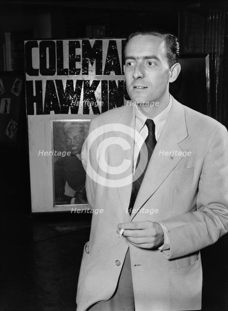 Portrait of Charles Delaunay, 52nd Street, New York, N.Y., ca. Oct. 1946. Creator: William Paul Gottlieb.