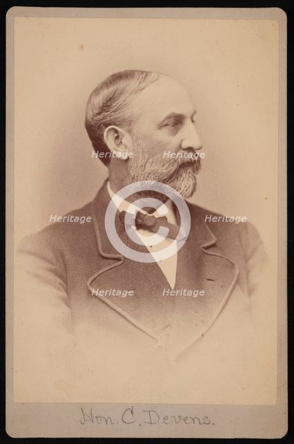 Portrait of Charles Devens (1820-1891), Before 1891. Creator: Samuel Montague Fassett.