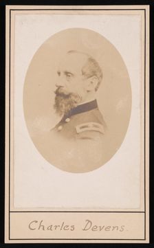 Portrait of Charles Devens (1820-1891), Circa 1860s. Creator: Unknown